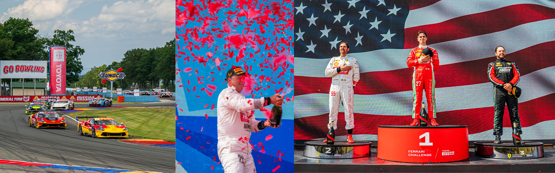 Ferrari Challenge race cars